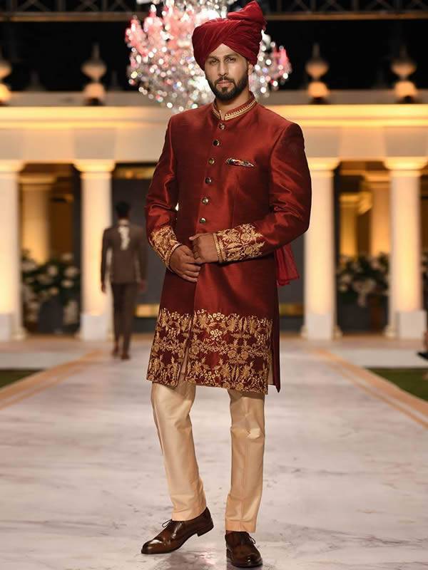 Smart Looking Mens Sherwani California CA USA Traditional Mens Sherwani