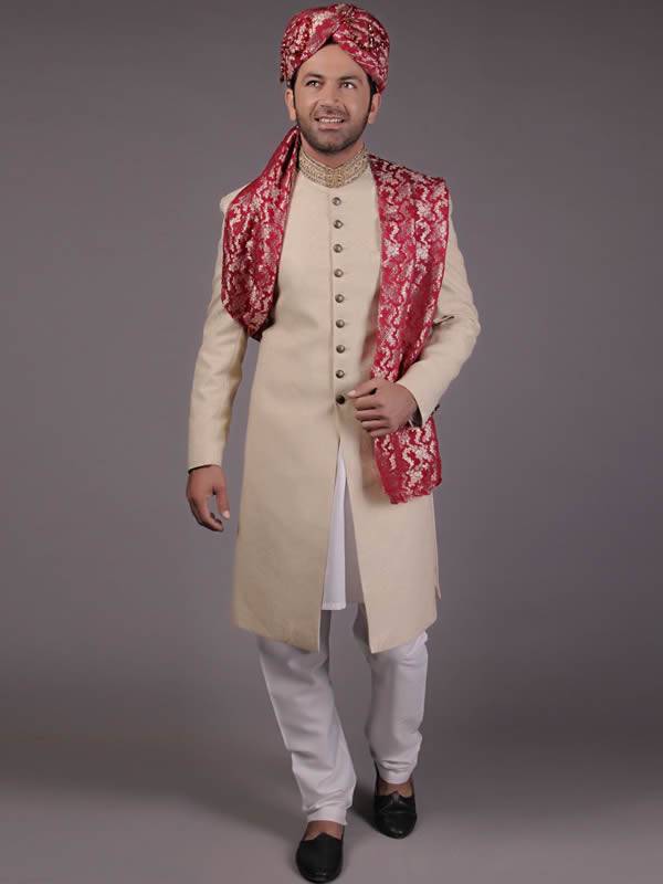 Beautiful Jamawar Sherwani Suits Toronto Canada Traditional Sherwani