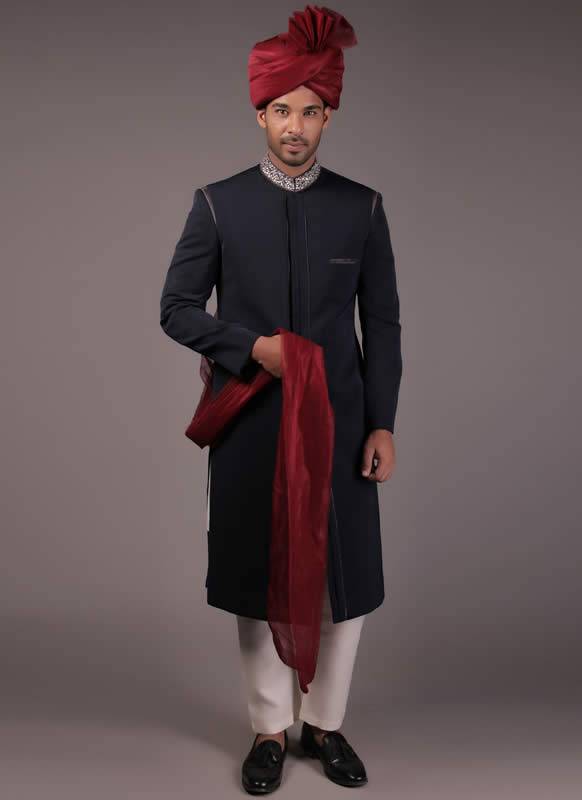 Luxurious Wedding Sherwani Denmark Sherwani UK