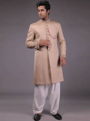 Beautiful Jamawar Sherwani Soho Road London UK Indian Sherwani