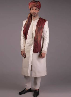 Good Looking Mens Sherwani in Jamawar Dahran Saudi Arabia Pakistani Sherwani