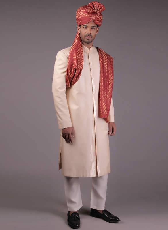 Graceful Sherwani for Mens Riyadh Saudi Arabia Traditional-Sherwani