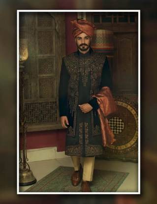 Awesome Jamawar Sherwani San Francisco Washington DC Sherwani Designs