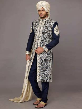 Oxford Blue Mens Sherwani Suits Sydney Australia Mens Collection 2018