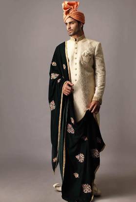 Classy Bespoke Sherwani For Groom France Paris Mens Collection 2018