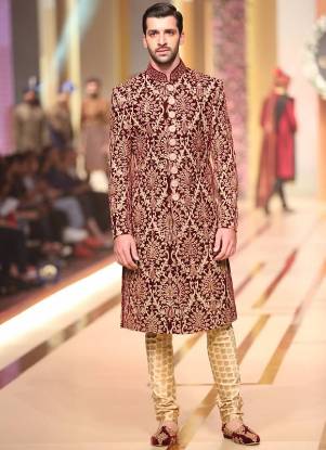 Awesome Jamawar Sherwani Surrey London UK Menswear Collection 2018