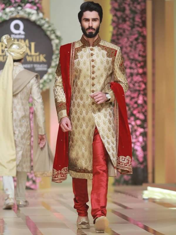 Modern Styles Jamawar Sherwani Michigan Virginia USA Menswear Collection 2018