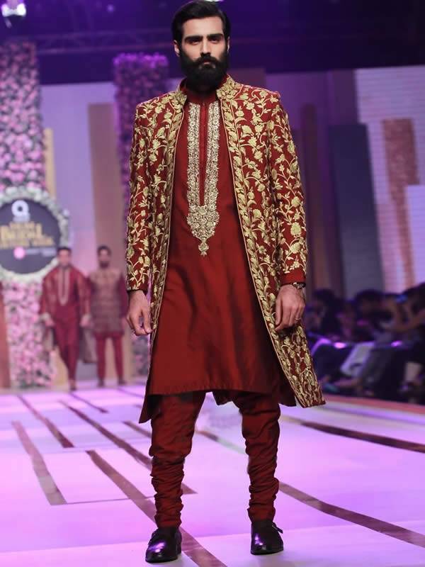 Gorgeous Raw Silk Sherwani Suits New York City Brooklyn Mens Collection 2018