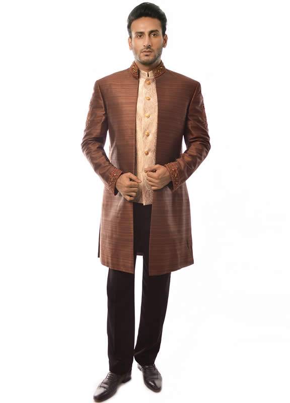 Attractive Raw Silk Sherwani New Jersey City Matawan Mens Collection 2018