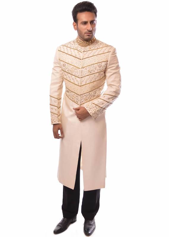 Branded Off-White Groom Sherwani Sydney Australia Mens Collection 2018