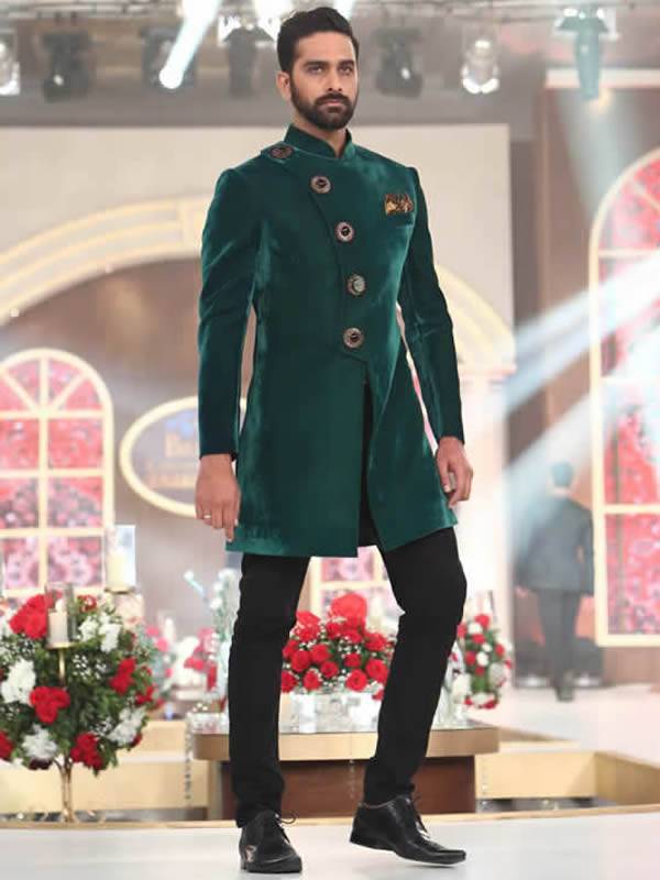 Smart Looking Velvet Sherwani Suits Florida Orlando Miami Mens Collection 2018