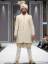 Elegant Off-White Banarsi Jamawar Sherwani Rockville Maryland USA
