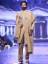 Burlywood Self Jamawar Sherwani Embellished Jamawar Sherwani for Grooms 2018
