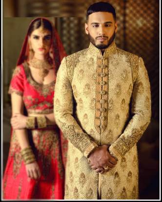 Men's Sherwani San Diego California CA USA Elegant Wedding Sherwani for Groom