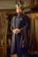 Fanciful Sherwani Los Angeles LA California USA Self Jamawar Sherwani Black Sherwani