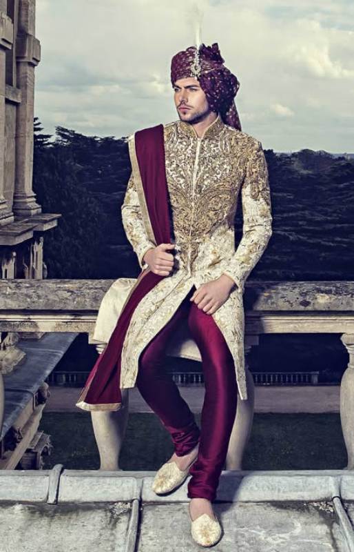 Grooms Wear Jamawar Sherwani Sydney Australia Grooms Wear Sherwanis