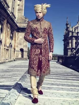 Royal Class Sherwani Suit Glasgow Scotland Groom Sherwani Suits