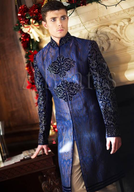 Classic Bespoke Sherwani Suit Manchester UK Formal Sherwani Suits