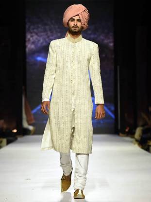 Off-White Mens Sherwani Groom Sherwani Suits Irving Texas TX US