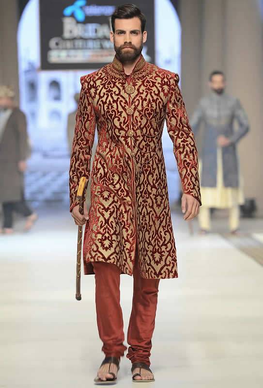 Designer Suit Banarasi Jamawar Sherwani Newcastle London UK Ziggi Menswear Sherwani Pakistan