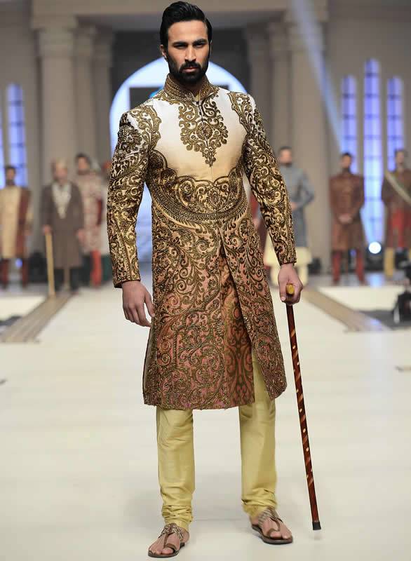 Stunning Bridegroom Sherwani Suit in Raw Silk London UK Ziggi Menswear Sherwani Groom Sherwani