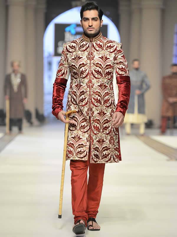 Scrumptious Sherwani Suit in Off White