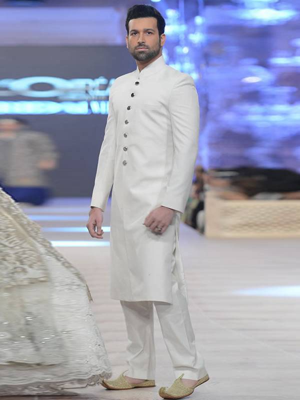 Bespoke Wedding Sherwani Suits for Mens Newcastle London UK Nida Azwer Sherwani Sherwani Pakistan