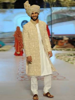 Grandiose Groom Sherwani New Jersey City Matawan Naushemian Sherwani Traditional Sherwani