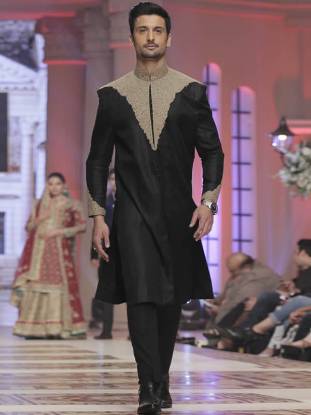 Fabulous Look Wedding Sherwani Los Angeles California Mehdi Sherwani Black Sherwani