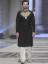 Black Cotton Sherwani for Mens France Paris Samreen Closet Sherwani Cermony Collection