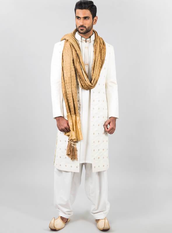 Charming Look Embroidered Sherwani Suit for Cermony Huntington New York NY USA Pakistani Sherwani