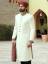Winsome Look Embellished Groom Sherwani White Color San Francisco California CA USA Groom Sherwani
