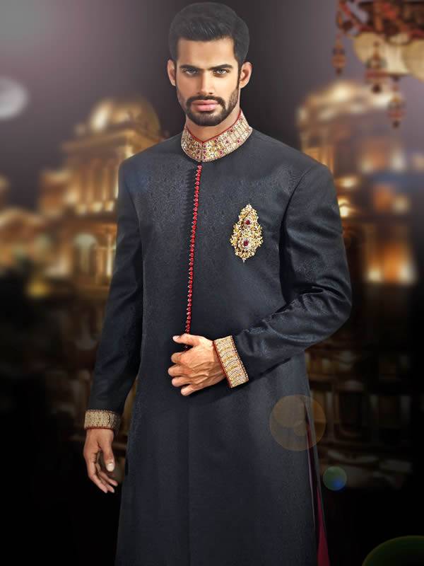 Fascinating Wedding Sherwani Bridegroom Westford Massachusetts US Sherwani for Groom