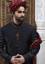 Desiginer Jamawar Embellished Sherwani for Bridegroom Williston Park New York NY USA Black Sherwani