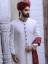 White Embellished Sherwani for Groom Huntington New York NY USA Wedding Sherwani