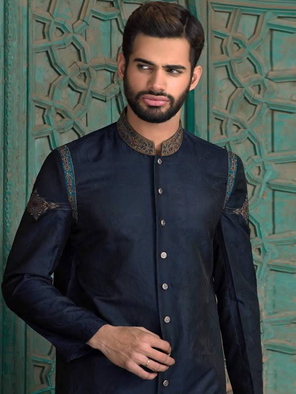 Handsome Look Embroidered Sherwani for Cermony Ithaca New York NY USA Sherwani for Mens