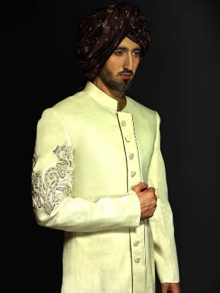 High Quality Raw Silk Sherwani Mens Sherwani New Jersey City Matawan