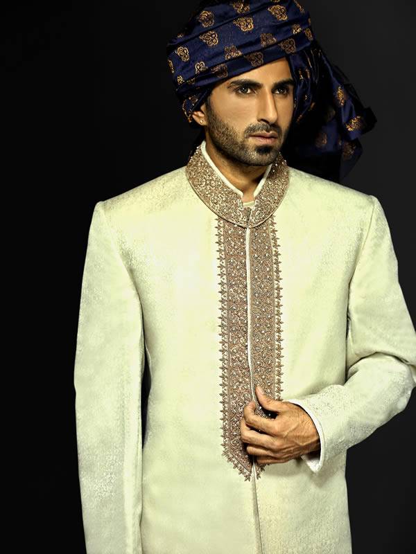 Modish Jamawar Sherwani for Wedding Boston Massachusetts Men's Sherwani 2014