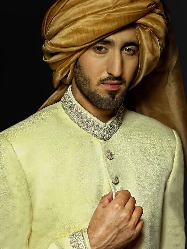 Lustrous Wedding Sherwani Men's Sherwani France Paris