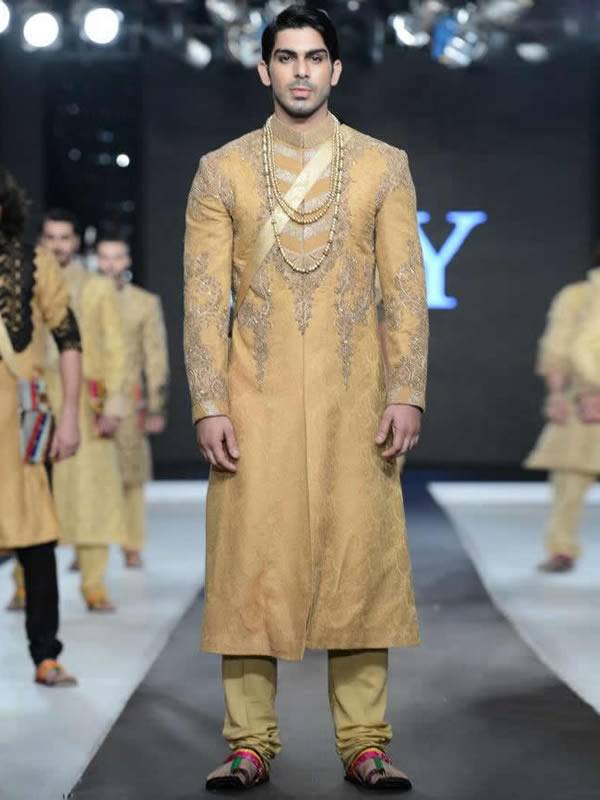 Unique Embroidered Sherwanis for Groom HSY Man Collection Scotland Glasgow UK Groom Wedding Sherwani