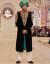 Magnificent Black Cotton Sherwani Teena by Hina Butt Man Collection 2014 Michigan Virginia USA
