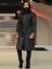 Black Self Print Jamawar Sherwani Zainab Chotani Man Collection 2014 Houston Texas Dallas