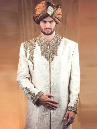 Indian Jamawar Sherwani Suits Los Angeles California Groom Wedding Sherwani Mens Sherwani