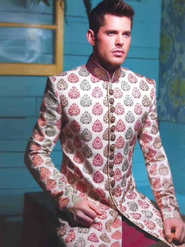 Gorgeous Raw Silk Sherwani Suits Oslo Norway Groom Wedding Sherwani Mens Sherwani