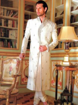 Indian Designer Sherwani for Mens Los Angeles California USA Jamawar Sherwani