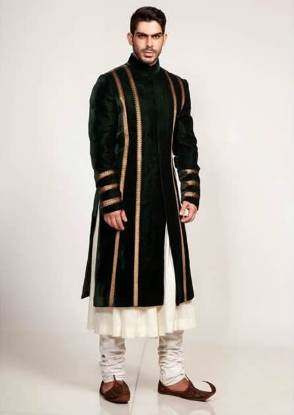 Fahad Hussayn Menswear Wedding Sherwani Newcastle London UK Groom Couture