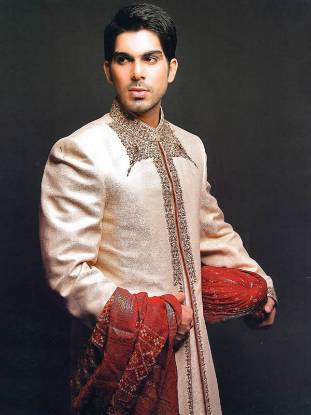 Aamir Adnan Jamawar Sherwani Indian Pakistani Jamawar Sherwani Collection