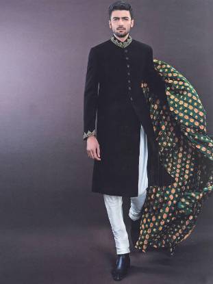Indian Groom Sherwani Wear for Big Day Manchester London UK Designer Sherwani Collection