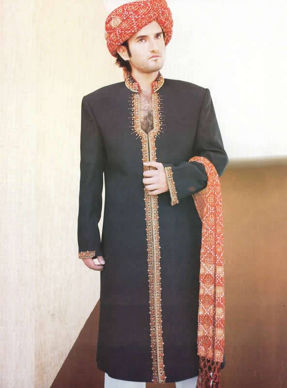 Sahil Traditional Sherwanis Embroidered Groom Collection Pakistani Indian