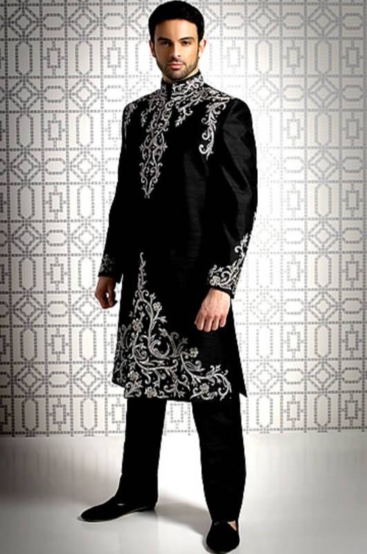 Junaid Jamshed Traditional Sherwanis Embroidered Groom Collection Pakistani Indian